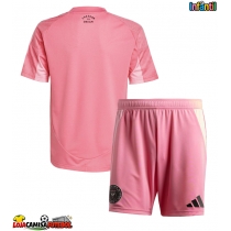 Camisa de Futebol Inter Miami Equipamento Principal Infantil 2025-26 Manga Curta (+ Calças curtas)